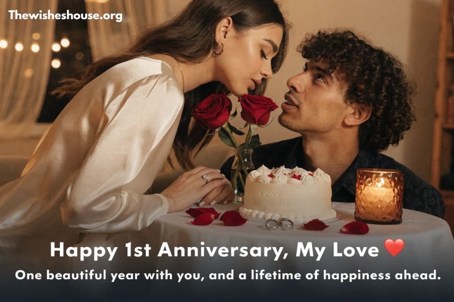 1st Marriage Anniversary Wishes for Husband 1st Marriage Anniversary Wishes for Husband with a romantic anniversary message