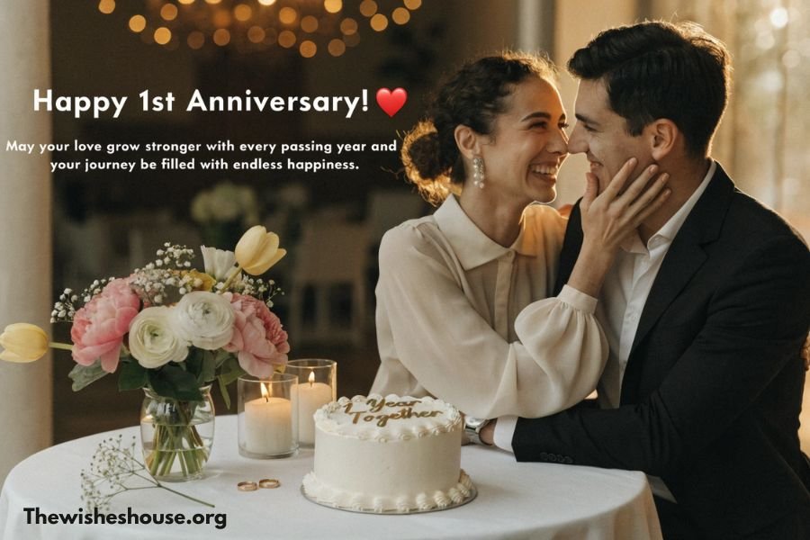 Best 1st Marriage Anniversary Wishes Best 1st Marriage Anniversary Wishes with a heartfelt anniversary message for couples