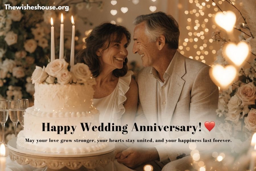 Best Happy Wedding Anniversary Wishes Best Happy Wedding Anniversary Wishes image featuring a romantic couple celebrating their anniversary with a heartfelt wish
